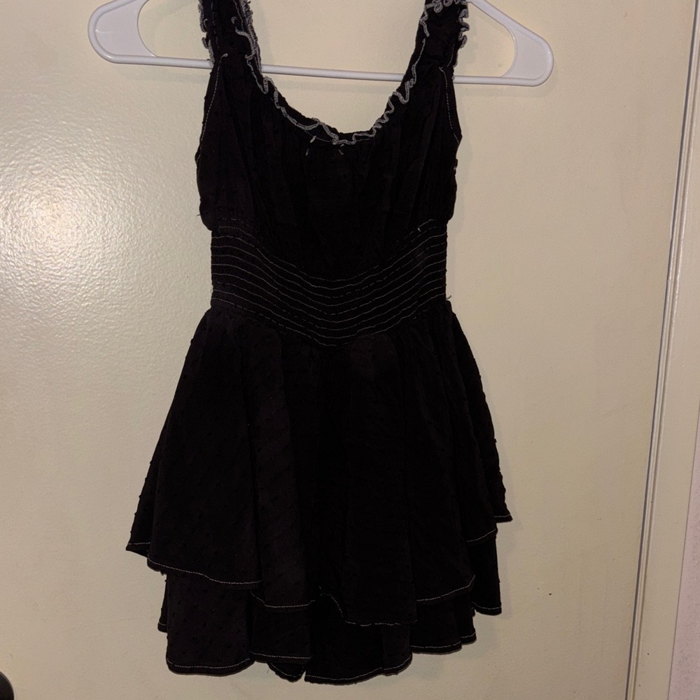 Urban Outfitters Woman’s Black Mini Dress Romper, Size XS - Picture 3 of 6